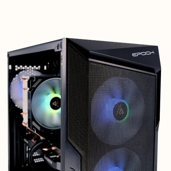 Računalo EPOCH Gaming PC Arches / Ryzen 5 5600, 16GB DDR4, 1TB SSD NVMe, AMD Radeon RX 6600 8GB, WiFi, Windows 11, crno