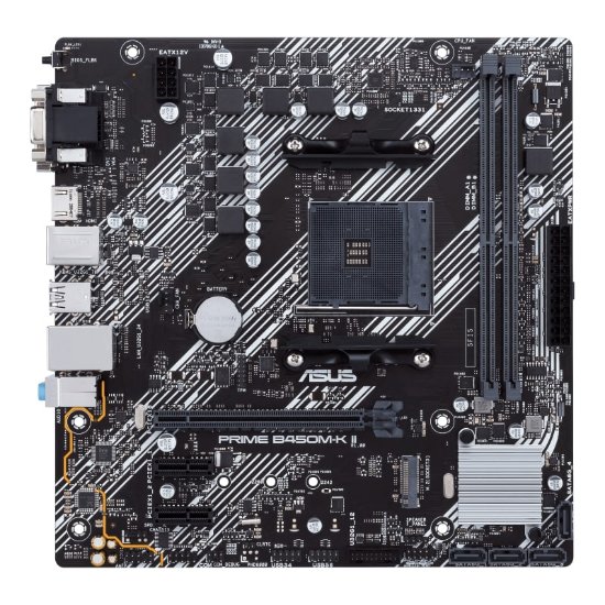 Matična ploča ASUS PRIME B450M-K II, AMD B450, mATX, s. AM4