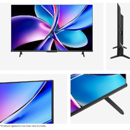 QLED TV 43" HISENSE 43E7Q PRO, Smart TV, 4K UHD, DVB-T2/C/S2, USB, Wi-Fi, BT, crni - energetski razred F