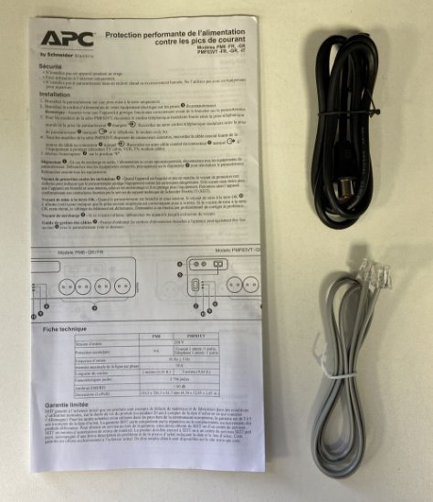 RABLJENI - Prenaponska zaštita APC PMF83VT-GR, 8 utičnica