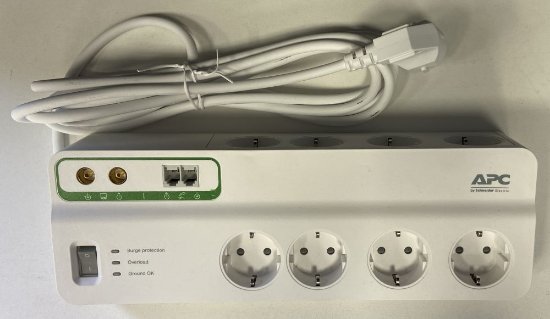 RABLJENI - Prenaponska zaštita APC PMF83VT-GR, 8 utičnica