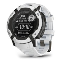 Pametni sat GARMIN Instinct 2X Solar, HR, GPS, multisport, bijeli/bijeli