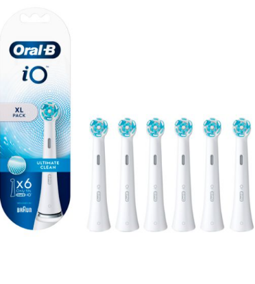 Zamjenska glava za četkice za zube ORAL- B Action 6CT, bijela