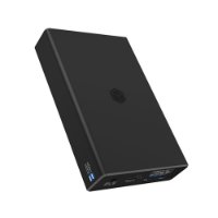 Eksterno kućište ICY BOX IB-RD2253-C31, 2x 2.5" SATA HDD, USB-A/C 3.2 Gen 2, RAID 0/1, single, large, crno