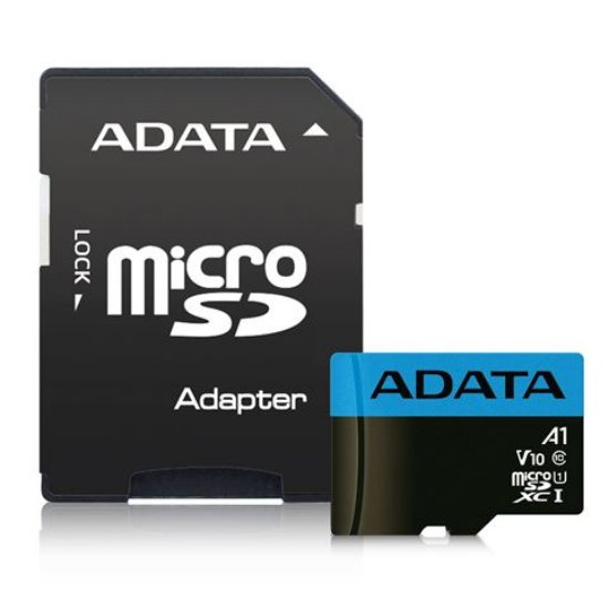 Memorijska kartica ADATA, micro SDXC, 64 GB, AUSDX64GUICL10A1-RA1, class 10 UHS + adapter