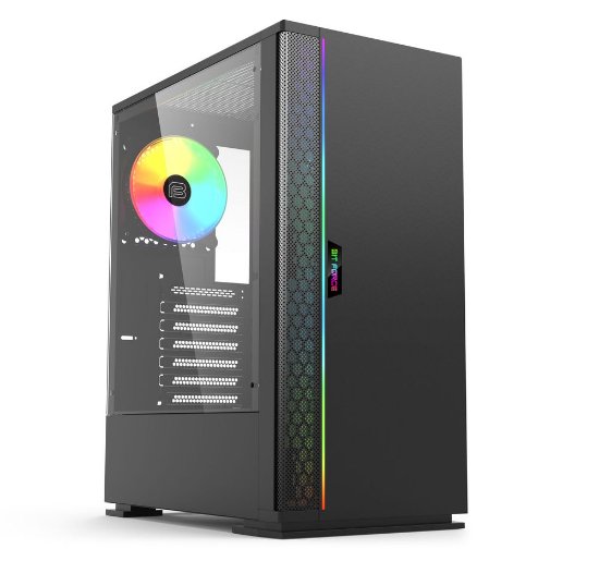 Kućište BIT FORCE ORION ARGB-2, MIDI, ATX, window, crno, bez napajanja