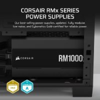 Napajanje 1000W, CORSAIR RM1000x Series CP-9020271-EU, ATX 3.1, 135mm vent., 80+ Gold, modularno