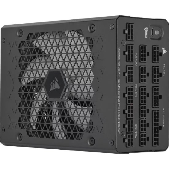 Napajanje 1200W CORSAIR HX1200i CP-9020281-EU, ATX v3.1, 140mm vent., 80+ Platinum, modularno