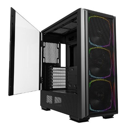 Kućište MONTECH Sky Two GX, prozor, RGB, E-ATX, crno