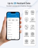 Kuhinjska vaga RENPHO Smart Nutrition Scale, pametna, digitalna, 5 kg, srebrna