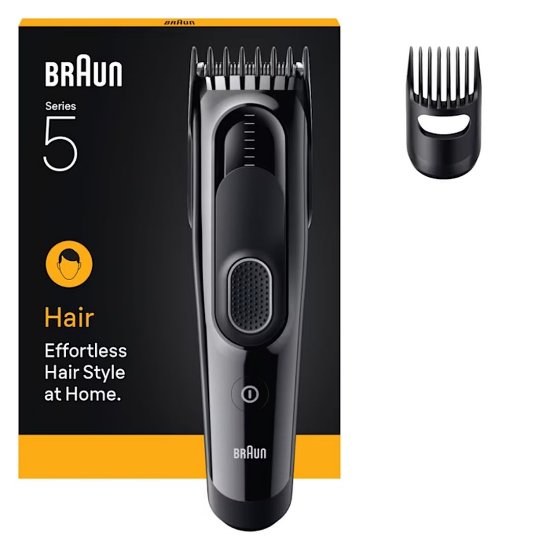 Aparat za šišanje BRAUN HC 5510, 9 duljina, crni