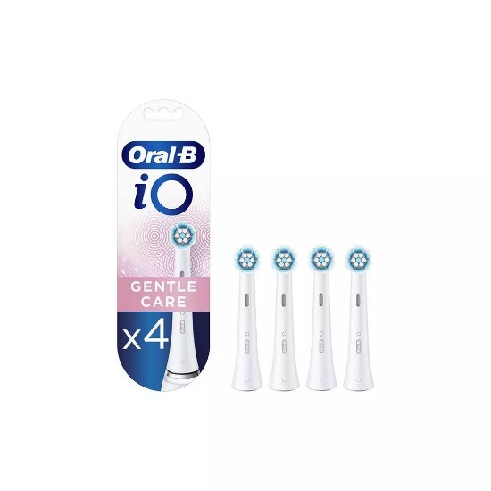 Zamjenske glave četkice za zube ORAL-B iO Gentle Care White, 4 kom