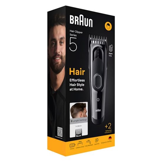 Aparat za šišanje BRAUN HC 5510, 9 duljina, crni