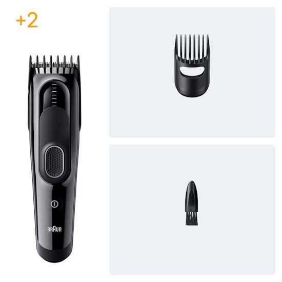 Aparat za šišanje BRAUN HC 5510, 9 duljina, crni