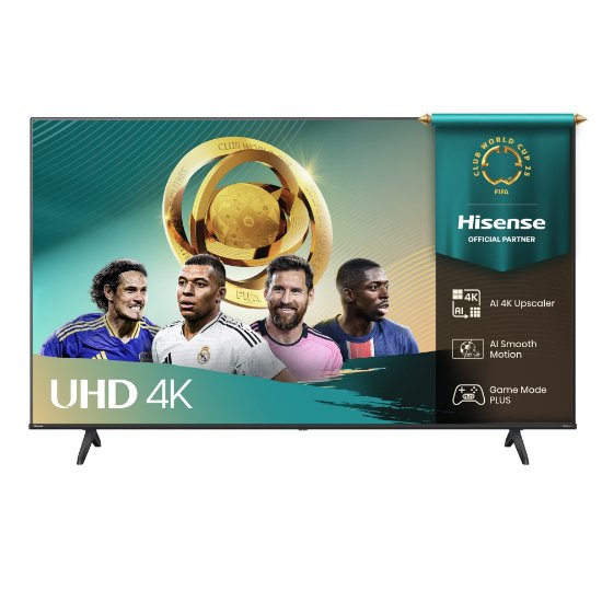 LED TV 50" HISENSE 50A6Q, Smart TV, 4K UHD, DVB-T2/C/S2, USB, Wi-Fi, BT, crni - energetski razred E