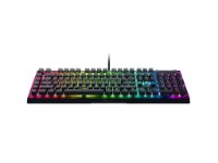Tipkovnica RAZER BlackWidow V4 X, mehanička, Yellow switch, RGB, US Layout, crna, USB