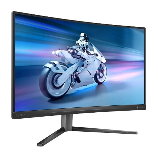 Gaming monitor 27" PHILIPS Evnia 27M2C5200W/00, FHD, VA, 280Hz, 1ms, 300cd/m2, zakrivljeni, sivi