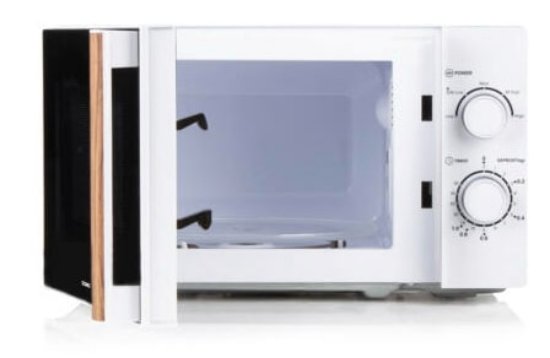 Mikrovalna pećnica DOMO DO2720, 700 W, 20 l, bijela s drvenom ručkom