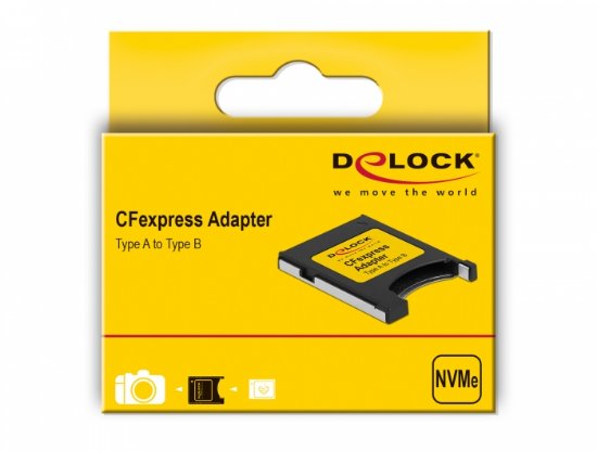 Adapter DELOCK, CFexpress A na CFexpress B