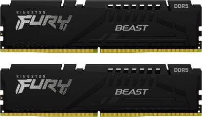 Memorija PC-44800, 32GB, KINGSTON Fury Beast KF556C36BBEK2-32, DDR5 5600MHz, kit 2x16GB