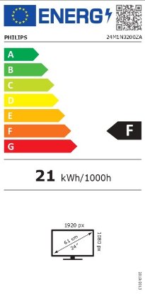 Gaming monitor 23.8" PHILIPS 24M1N3200ZA, FHD, 165Hz, IPS, 4ms, 250cd/m2, 1100:1, crni