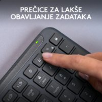 Tipkovnica LOGITECH K950 Signature Slim, bežična, Bolt Receiver USB, crna