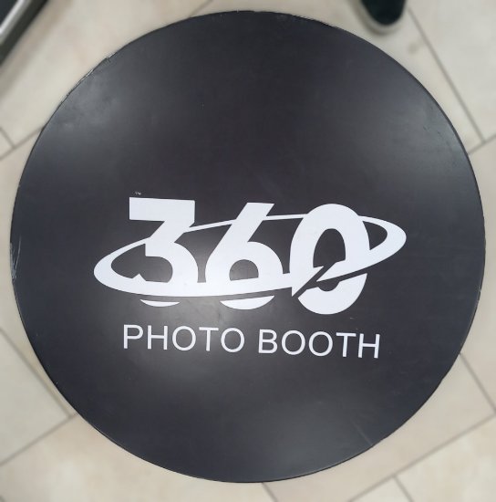RABLJENI - Photo Booth 360, metalni, 100 cm