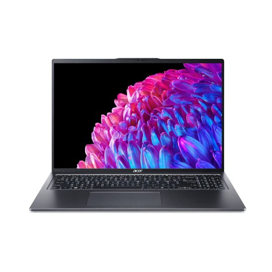 Laptop ACER Swift Go 16 NX.KVPEX.006 / Core Ultra 7 155U, 32GB, 1TB SSD, Intel Graphics, 16" WUXGA IPS, Windows 11, sivi
