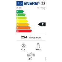 Hladnjak SAMSUNG RB34C7B5EB1/EF, kombinirani, 186cm, 230/114L, No Frost, SpaceMax, energetski razred E, crni