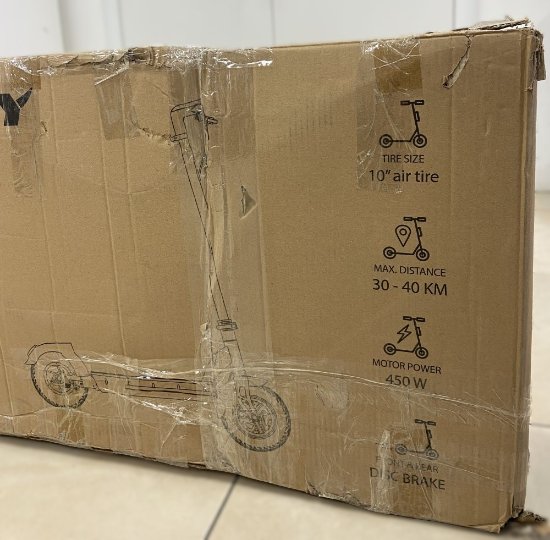 RABLJENI - Električni romobil MS ENERGY Energy e10, autonomija do 40km, brzina 25km/h, kotači 10˝, sivi