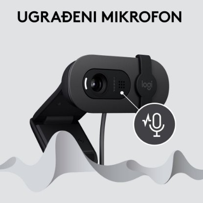 Web kamera LOGITECH Brio 100, crna