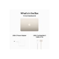 Laptop APPLE MacBook Air 13.6" MXCU3CR/A / 8-Core M3, 16GB, 512GB SSD, Apple 10-Core GPU, 13.6" 2560x1664 IPS, macOS, zlatni