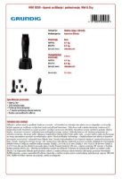 Aparat za šišanje GRUNDIG MGK 9030, Wet & Dry, bežičan, crni
