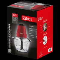 Sjeckalica ZILAN ZLN5619, 200 W, 1,0 l, staklena posuda, crvena