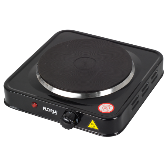 Električno kuhalo FLORIA ZLN2806, jednostruko, 1000 W, crno