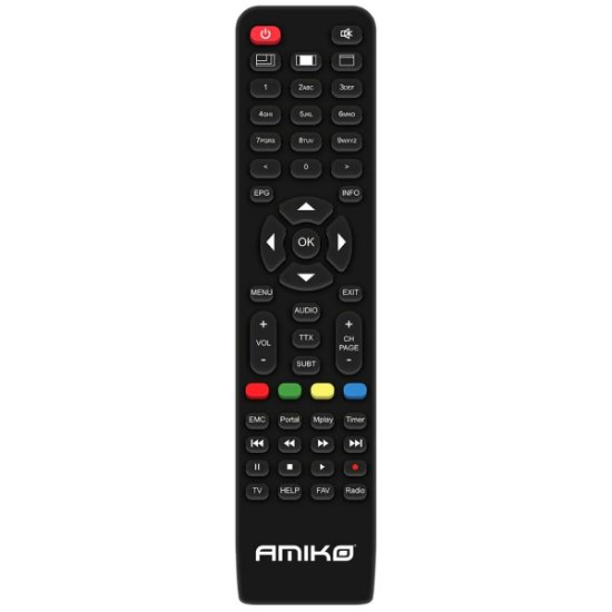 TV tuner AMIKO prijemnik i Media Player, DVB-S2X+T2/C, 4K, WiFi, USB, Linux