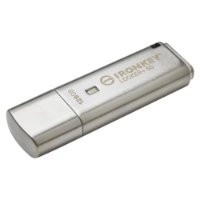 Memorija USB 3.2 FLASH DRIVE, 32 GB, KINGSTON IronKey Locker+ 50, IKLP50/32GB, siva