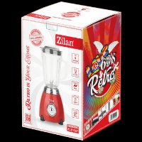 Blender ZILAN ZLN7057, Retro, 500 W, 1,5 l, crveni