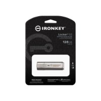 Memorija USB 3.2 FLASH DRIVE, 128 GB, KINGSTON IronKey Locker+ 50, IKLP50/128GB, siva