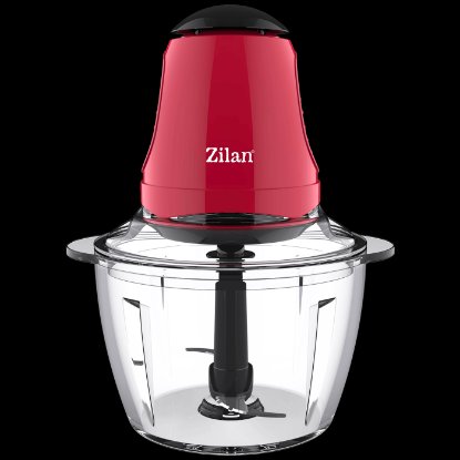 Sjeckalica ZILAN ZLN5619, 200 W, 1,0 l, staklena posuda, crvena Sjeckalica ZILAN ZLN5619, 200 W, 1,0 l, staklena posuda, crvena
