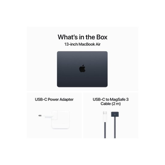Laptop APPLE MacBook Air 13.6" MXCV3ZE/A / 8-Core M3, 16GB, 512GB SSD, Apple 10-Core GPU, 13.6" 2560x1664 IPS, macOS, tamno-plavi