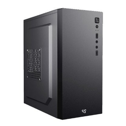 Kućište SBOX PCC-12, mATX Mid Tower, crno, bez napajanja