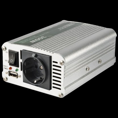 Pretvarač napona SAL SAI 600USB, Adapter sa 12V na 220V, snaga 300/600W, USB port
