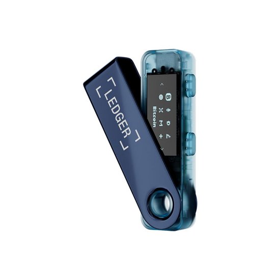 Bitcoin Wallet LEDGER Nano S Plus, USB-C, za kriptovalute, Neptune Blue