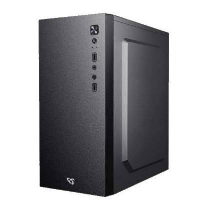 Kućište SBOX PCC-12, mATX Mid Tower, crno, bez napajanja