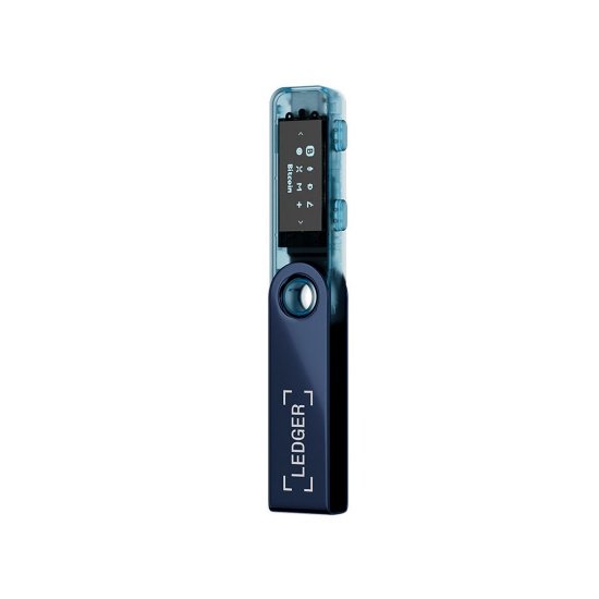 Bitcoin Wallet LEDGER Nano S Plus, USB-C, za kriptovalute, Neptune Blue