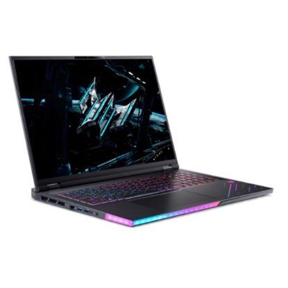 Laptop ACER Predator Helios 18 AI NH.QVYEX.00N / Core Ultra 9 275HX, 64GB, 1TB SSD, nVidia GeForce RTX 5080, 18" WQXGA 120Hz IPS, Windows 11, crni