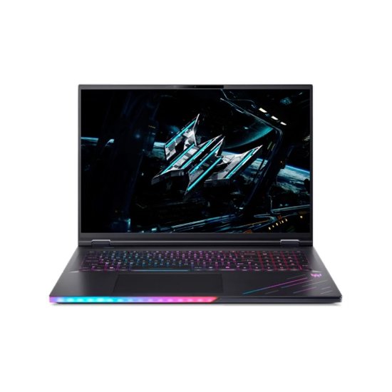 Laptop ACER Predator Helios 18 AI NH.QVYEX.00N / Core Ultra 9 275HX, 64GB, 1TB SSD, nVidia GeForce RTX 5080, 18" WQXGA 120Hz IPS, Windows 11, crni