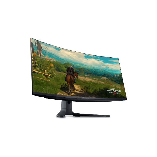 Gaming monitor 34" DELL Alienware AW3423DWF, WQHD, QD-OLED, AMD FreeSync Premium Pro, 165Hz, 0.1ms, 250cd/m2, zakrivljeni, crni