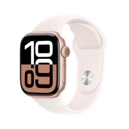 Pametni sat APPLE Watch S10 GPS, 42mm Rose Gold Alu Case with Light Blush Sport Band - M/L